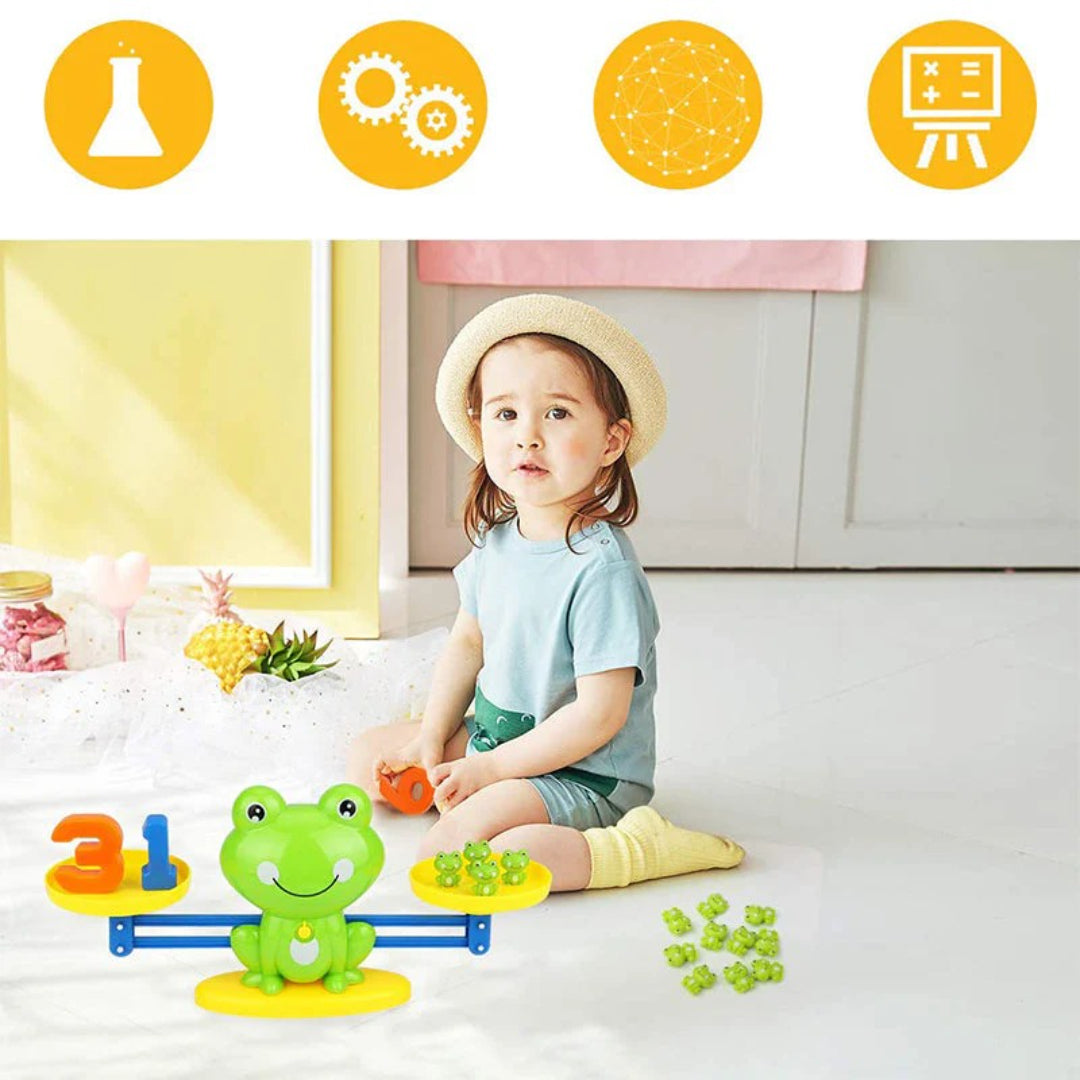 Counting Frog Toy: Fun Learning Tool for Numbers and Math Skills