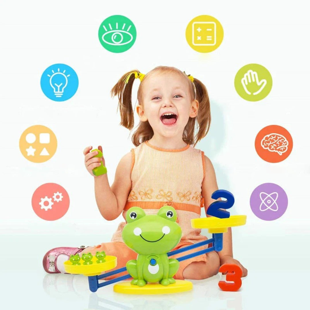 Counting Frog Toy: Fun Learning Tool for Numbers and Math Skills