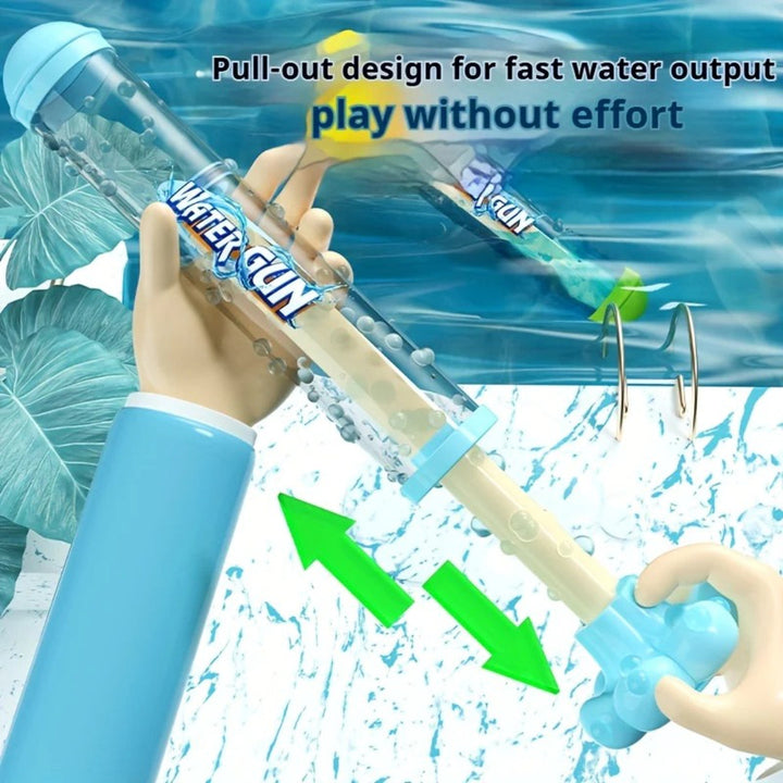 4-Pack PVC Water Cannon Set - Fun Water Spraying Toys