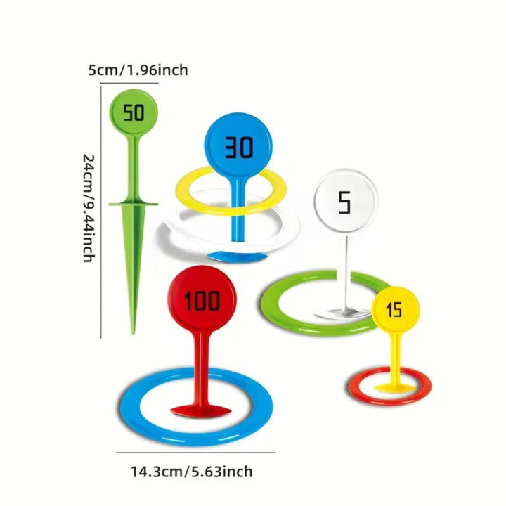 Outdoor Garden Ring Toss Game Set