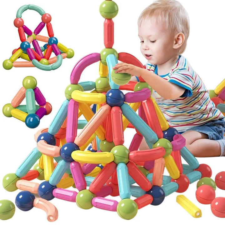 Magnetic Building Sticks - Creative Construction Toy