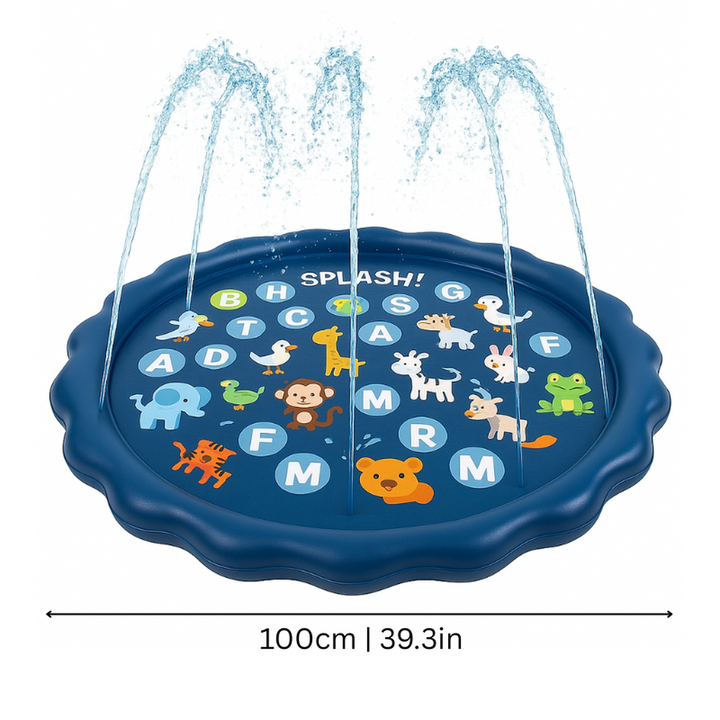 Inflatable Water Play Mat for Sensory Tummy Time Fun