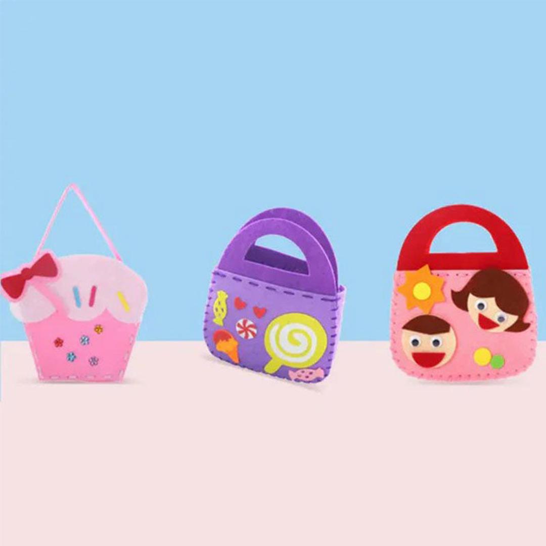 Kids' DIY Handbag Sewing Kit – Creative Fun for Young Designers