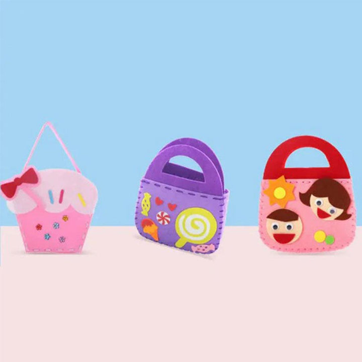 Kids' DIY Handbag Sewing Kit – Creative Fun for Young Designers