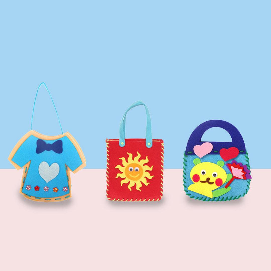 Kids' DIY Handbag Sewing Kit – Creative Fun for Young Designers