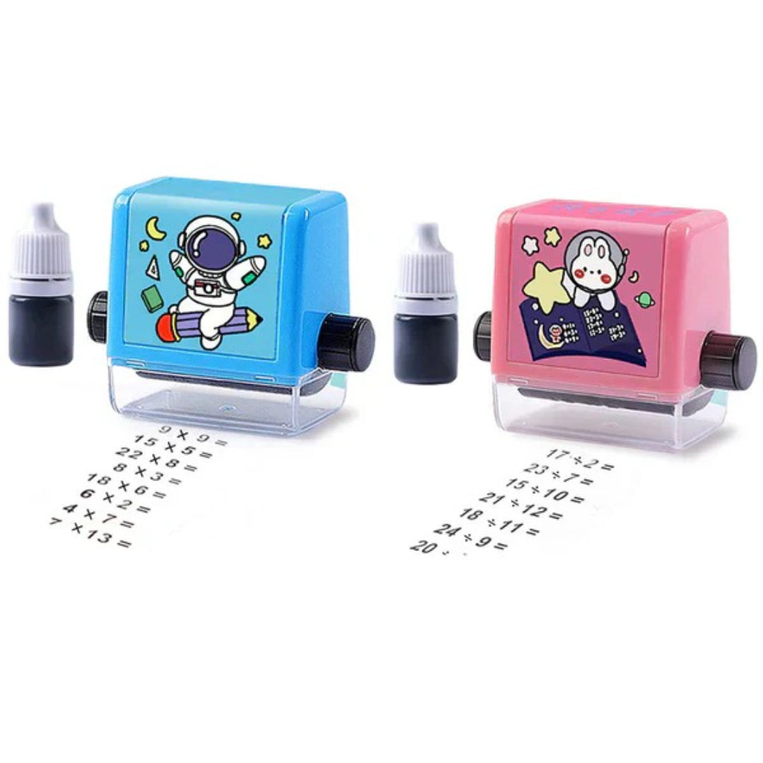 Math Stamp Set: Addition, Subtraction, Multiplication, and Division Practice