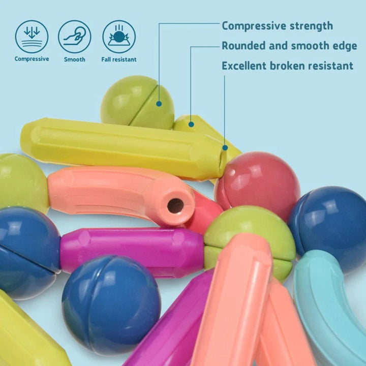 Magnetic Building Sticks - Creative Construction Toy
