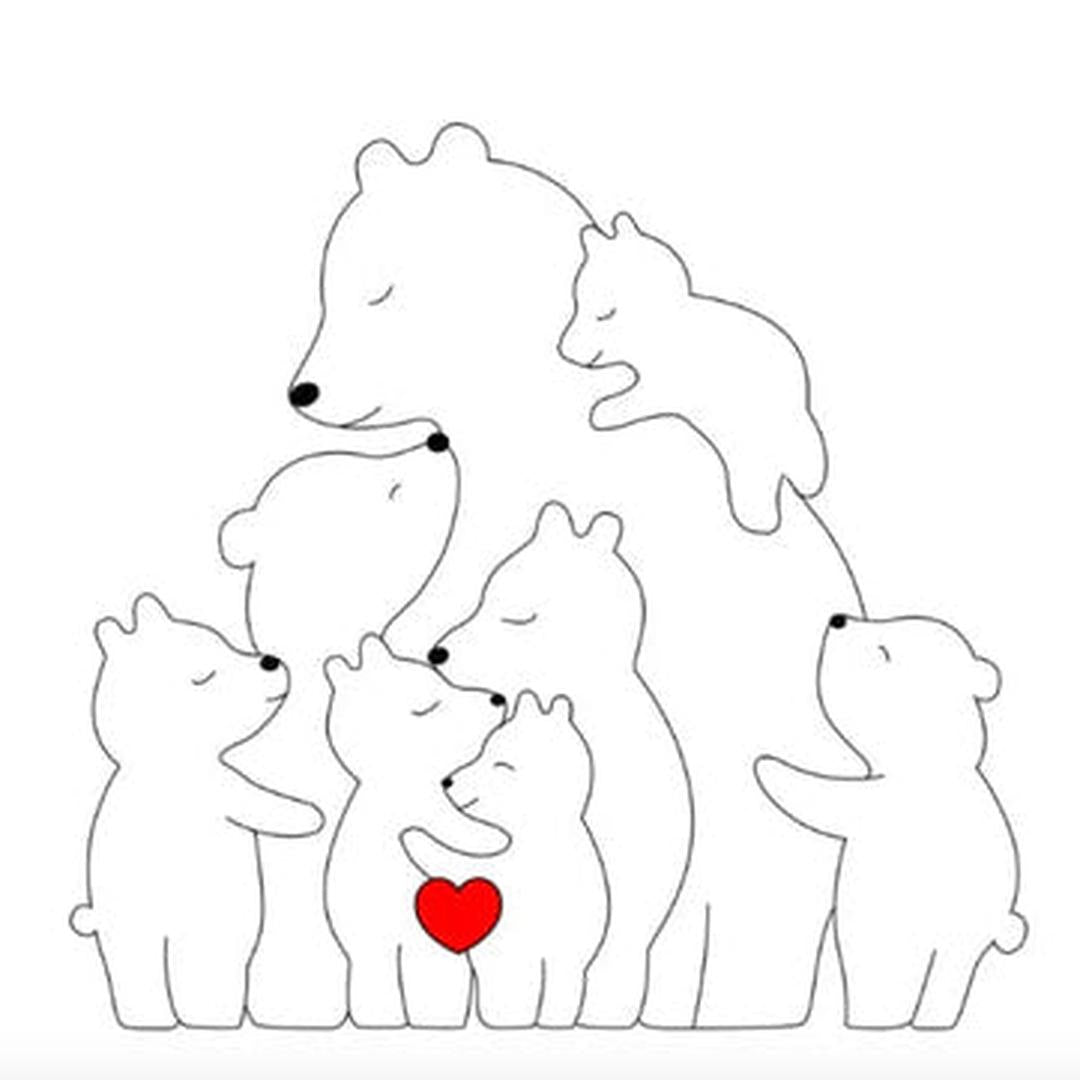 Customizable Bear Family – A One-of-a-Kind Gift for Your Loved Ones