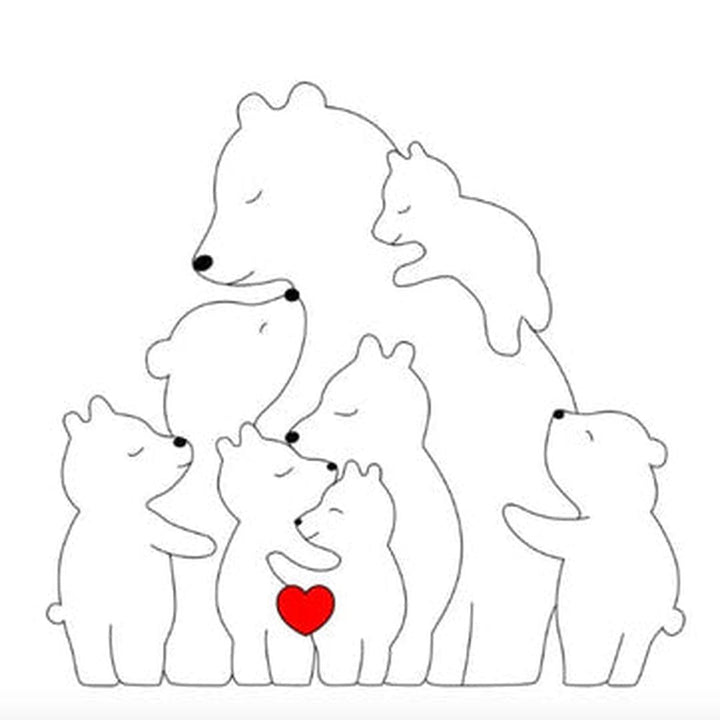 Customizable Bear Family – A One-of-a-Kind Gift for Your Loved Ones