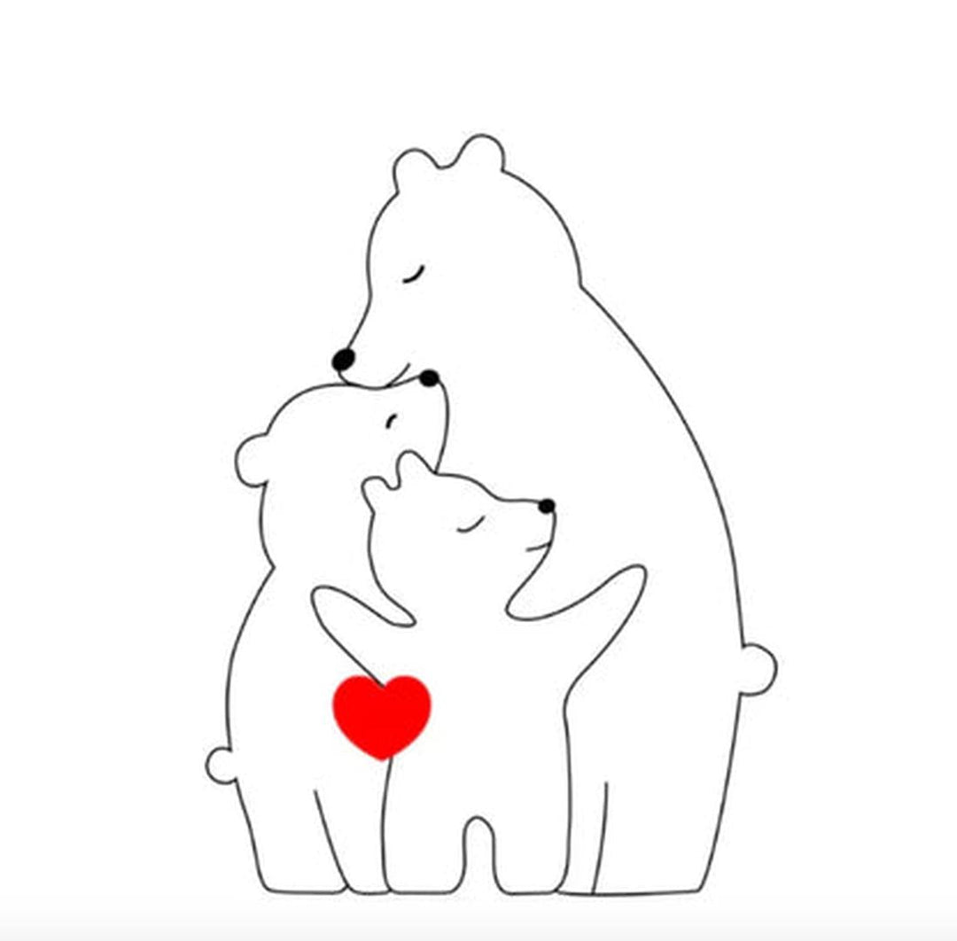 Customizable Bear Family – A One-of-a-Kind Gift for Your Loved Ones
