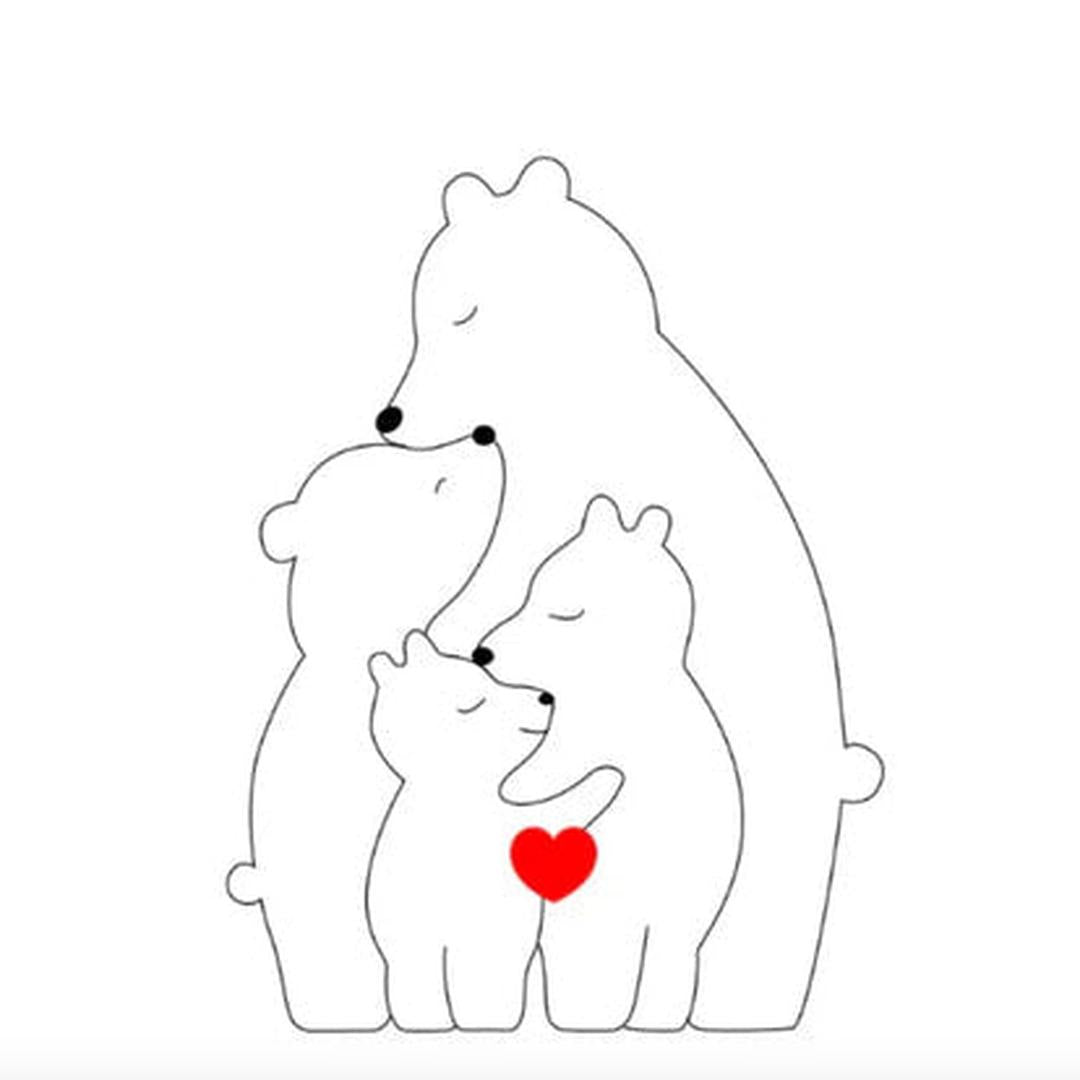 Customizable Bear Family – A One-of-a-Kind Gift for Your Loved Ones