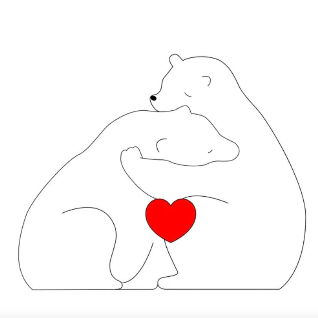 Customizable Bear Family – A One-of-a-Kind Gift for Your Loved Ones