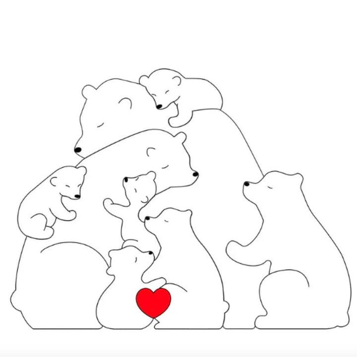 Customizable Bear Family – A One-of-a-Kind Gift for Your Loved Ones