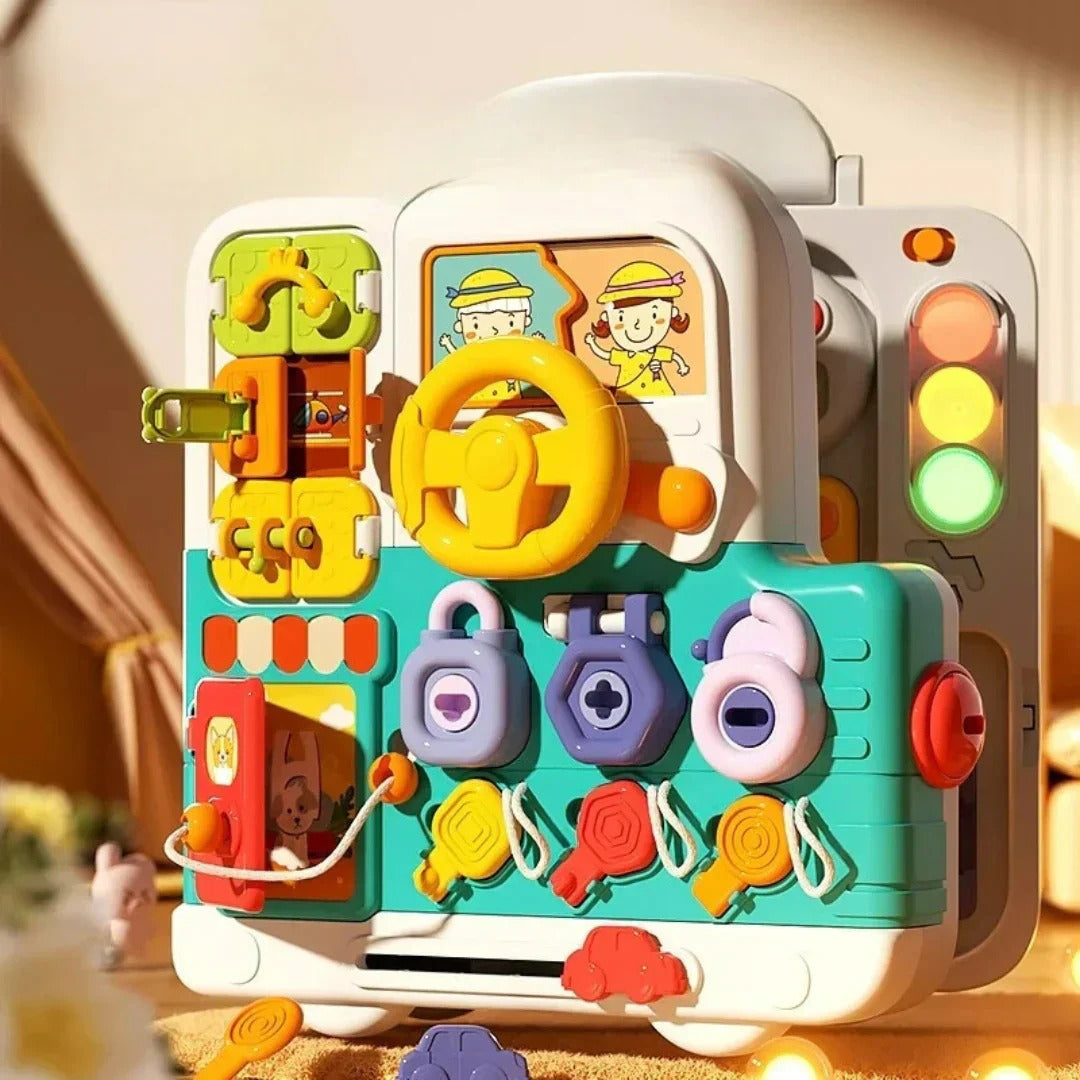 Children's Activity Board - Educational Toy for Developing Motor Skills