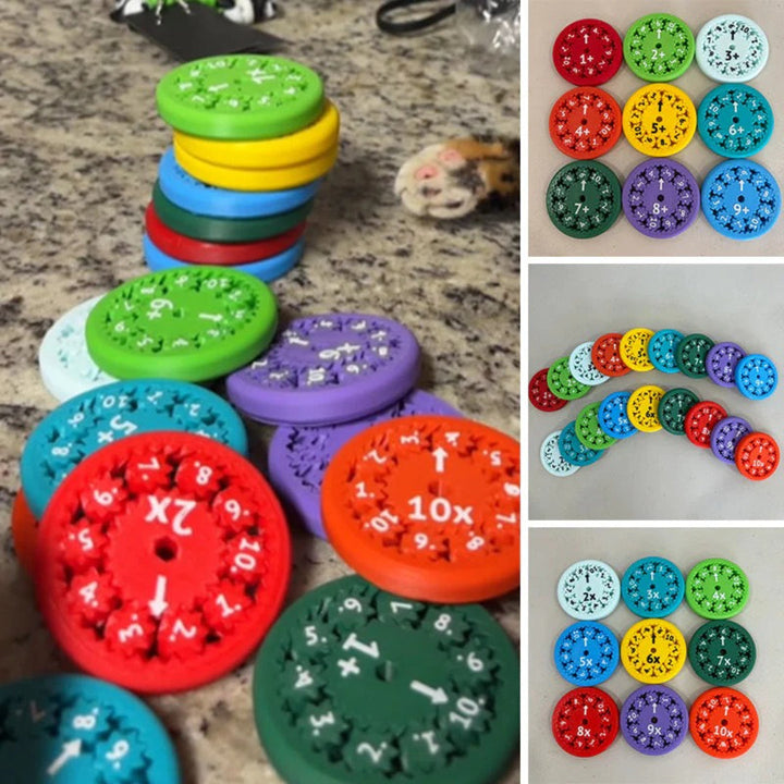 Counting Spinner Set - Educational Math Toy