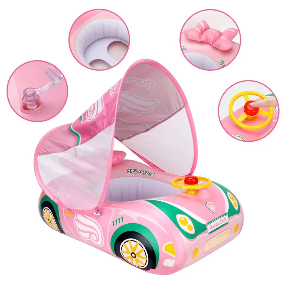 Infant Swimming Ring with Canopy – Safe and Fun Water Play