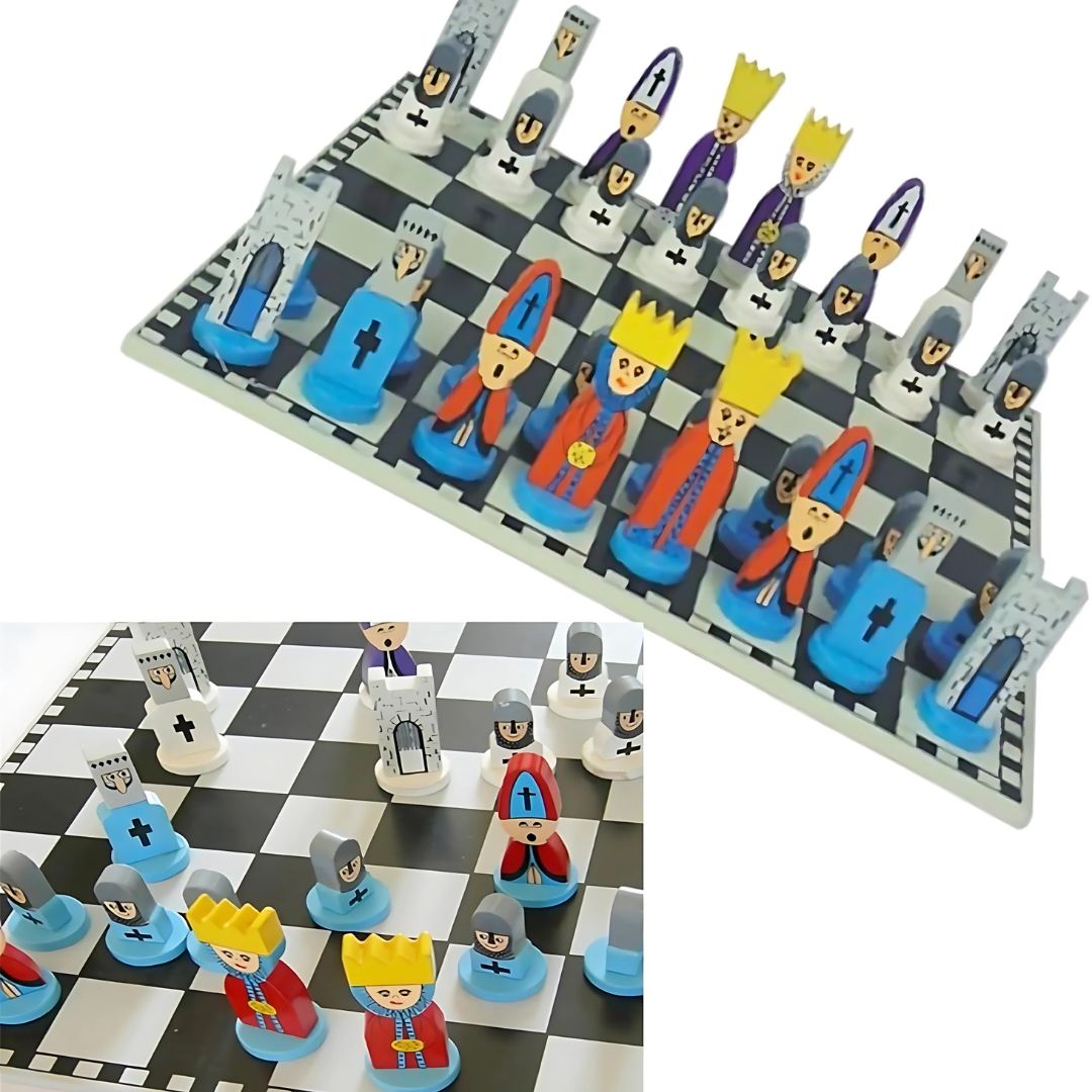 Children's Wooden Chess Set – A Fun Game to Enhance Strategic Thinking Skills