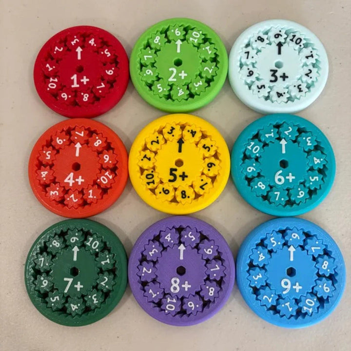 Counting Spinner Set - Educational Math Toy