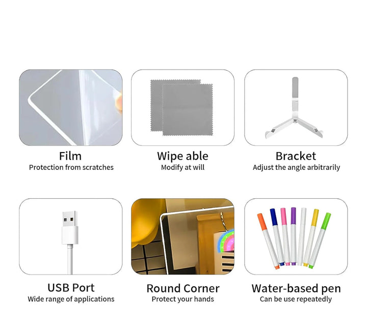 Reusable Light Drawing Tablet for Creative Art