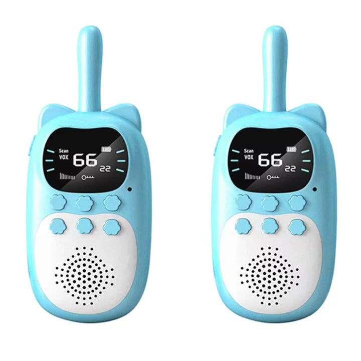Rechargeable Walkie-Talkies - Communication Kit with a Range of 3 km