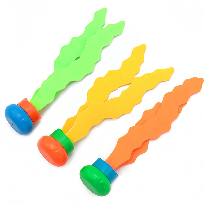 Pool Diving Toy Set: Water Plant Toss Game