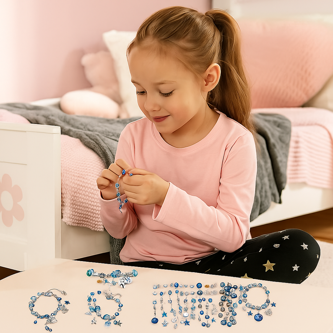 Jewelry Crafting Kit – Design Your Own Bracelets and Necklaces