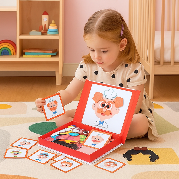 Kids' Face Expression Puzzle – Fun and Educational Toy