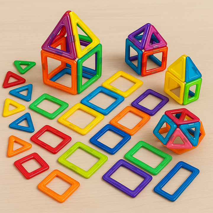 Magnetic Building Set – Creative Magnetic Shapes for Imaginative Play