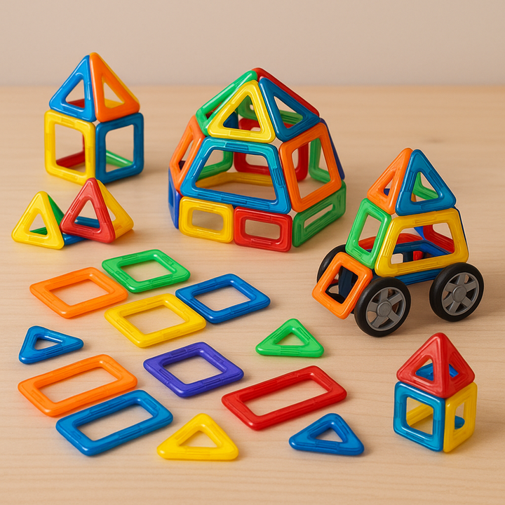Magnetic Building Set – Creative Magnetic Shapes for Imaginative Play