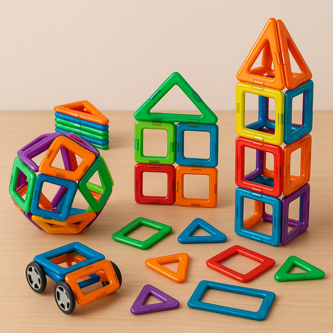 Magnetic Building Set – Creative Magnetic Shapes for Imaginative Play