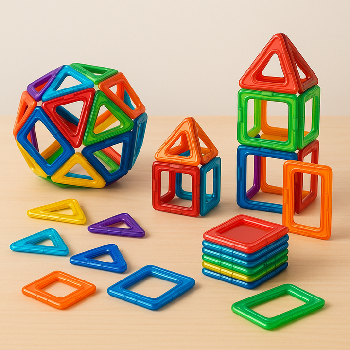 Magnetic Building Set – Creative Magnetic Shapes for Imaginative Play