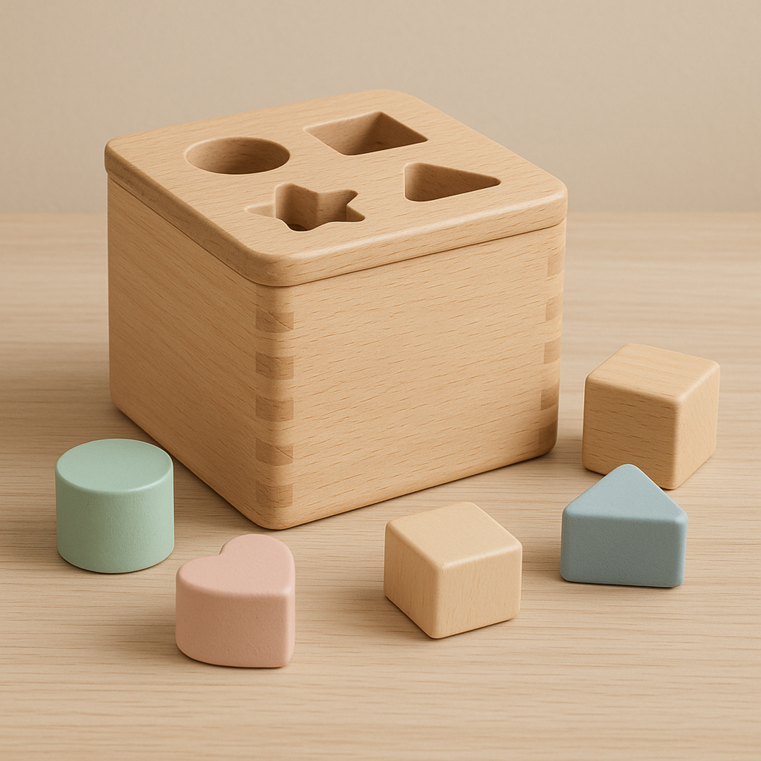 Children's Wooden Shape Sorting Set
