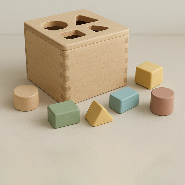 Children's Wooden Shape Sorting Set