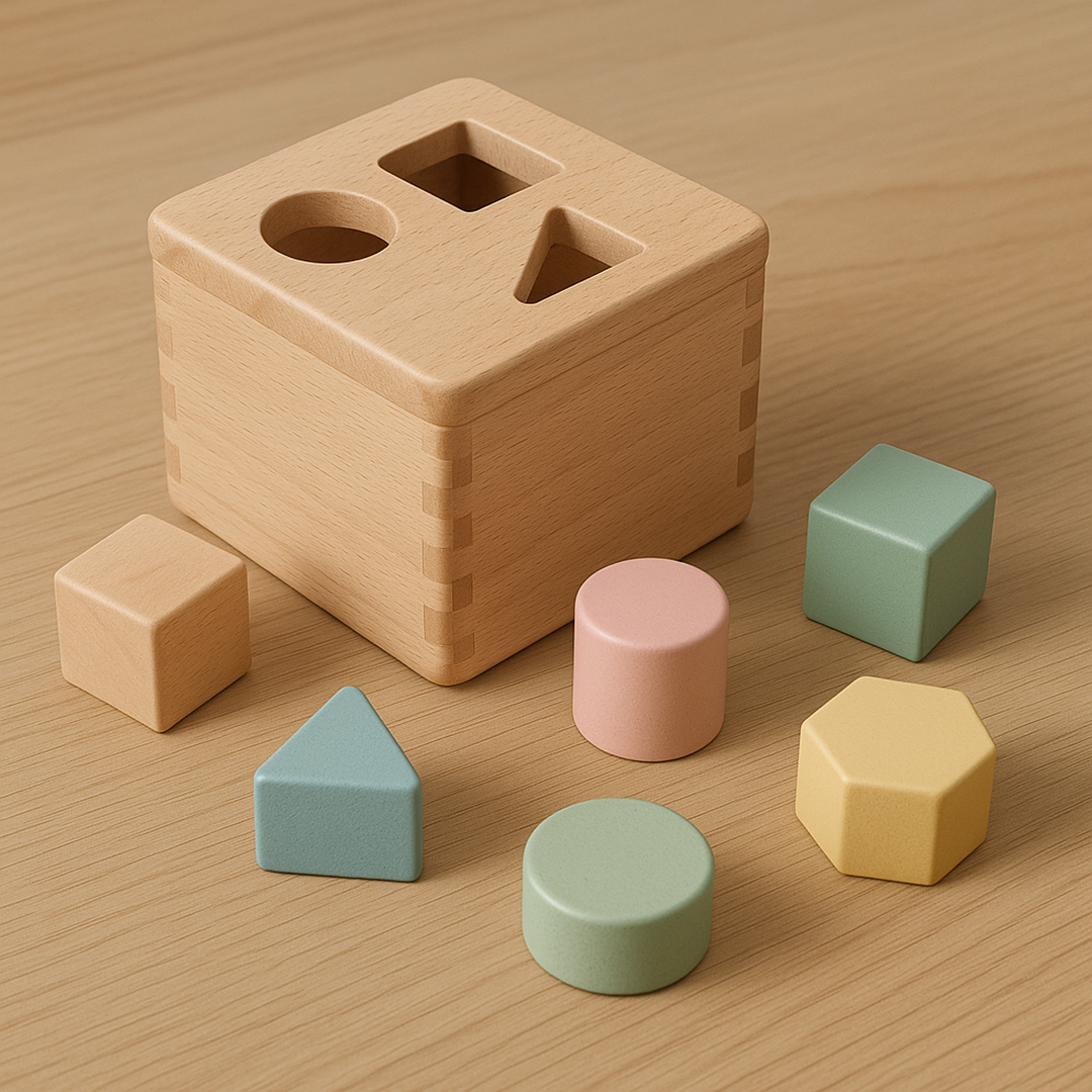 Children's Wooden Shape Sorting Set