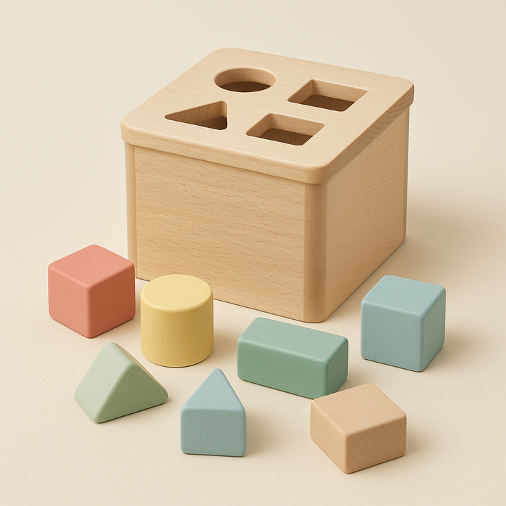Children's Wooden Shape Sorting Set