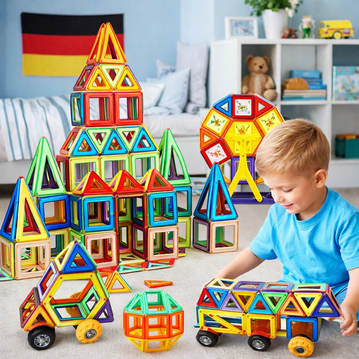 Magnetic Building Tiles – Ignite Your Imagination with Creative Construction