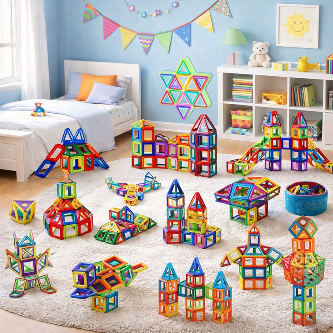 Magnetic Building Tiles – Ignite Your Imagination with Creative Construction