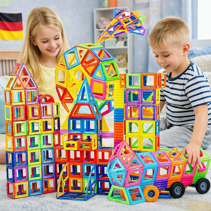 Magnetic Building Tiles – Ignite Your Imagination with Creative Construction