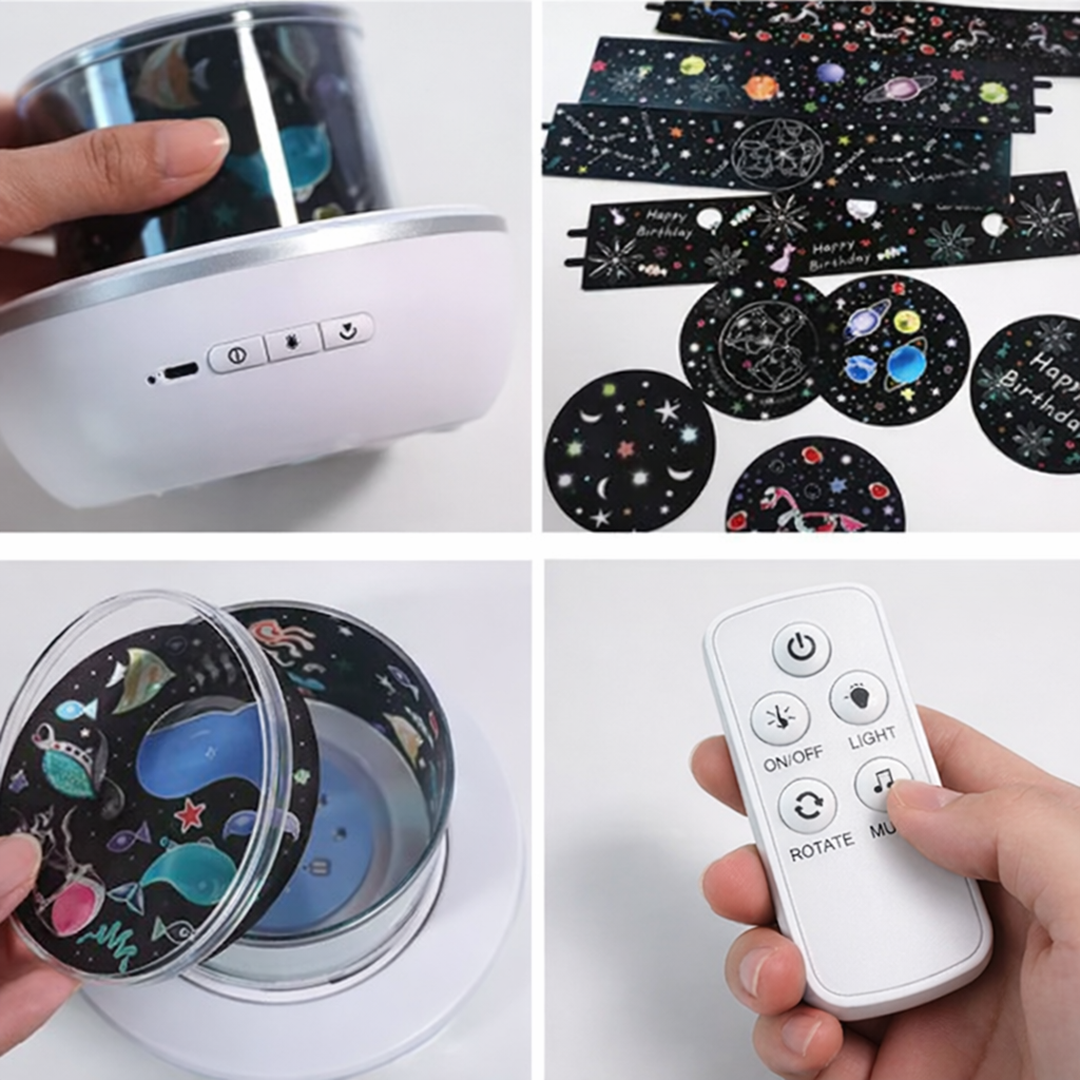 Galaxy Star Projector – Soothing Night Light for Tranquil Sleep