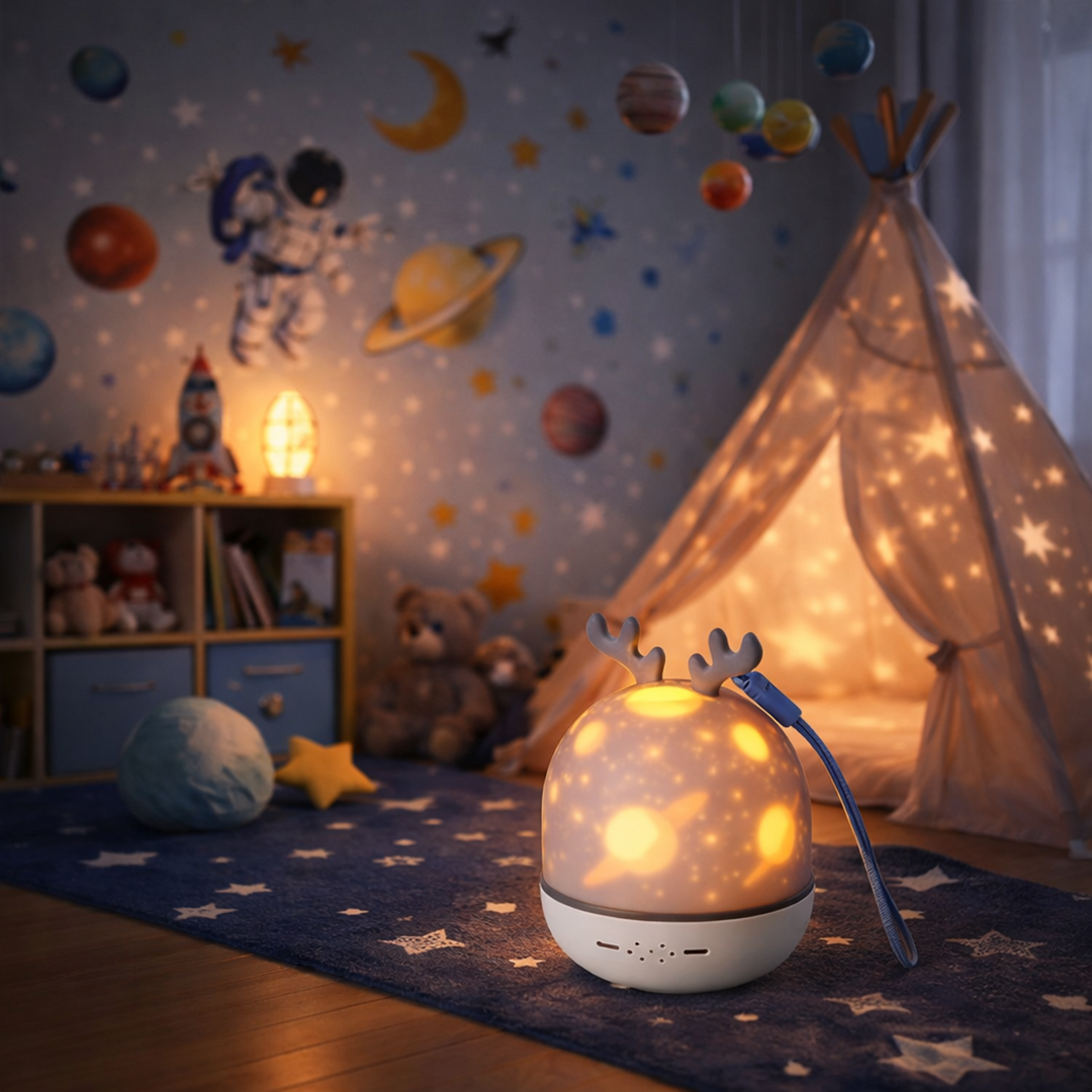 Galaxy Star Projector – Soothing Night Light for Tranquil Sleep