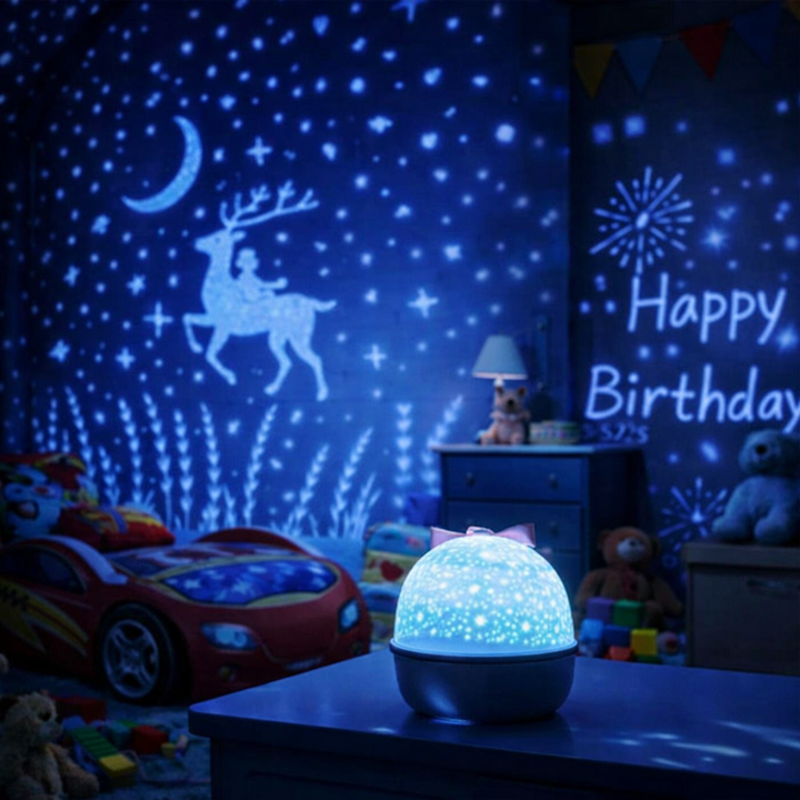 Galaxy Star Projector – Soothing Night Light for Tranquil Sleep