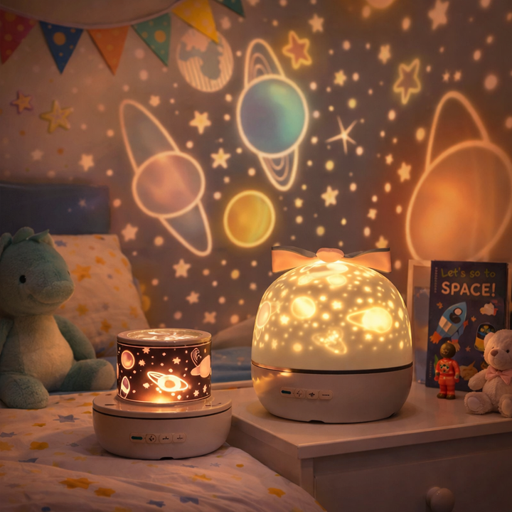 Galaxy Star Projector – Soothing Night Light for Tranquil Sleep