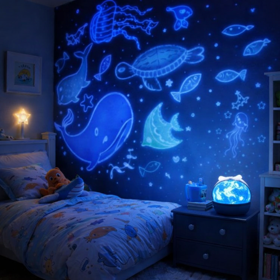 Galaxy Star Projector – Soothing Night Light for Tranquil Sleep
