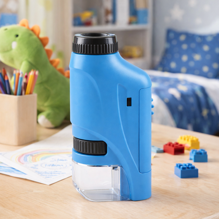 Kids' LED Pocket Microscope – Explore and Discover Up Close!
