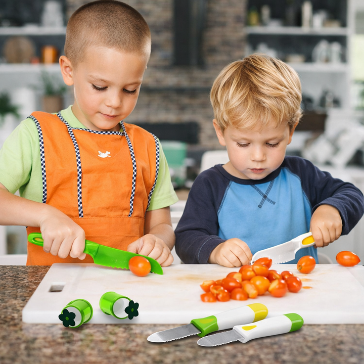 Kids' Kitchen Play Set – Safe Cutting Tools and Child-Friendly Accessories