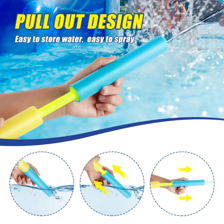 Outdoor Water Fun Sprinkler Set with 4 Expandable Tubes
