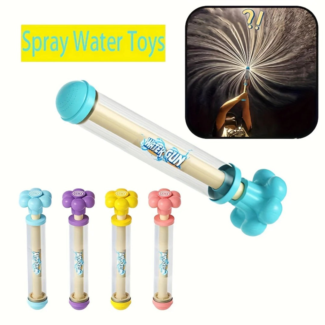4-Pack PVC Water Cannon Set - Fun Water Spraying Toys