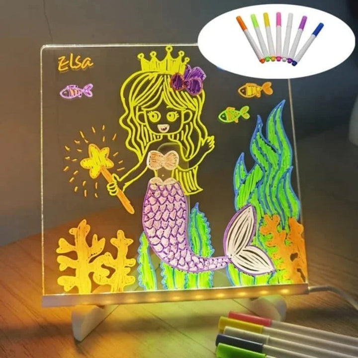 Reusable Light Drawing Tablet for Creative Art