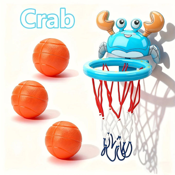 Animal-Themed Mini Basketball Hoop for Bath Time Fun