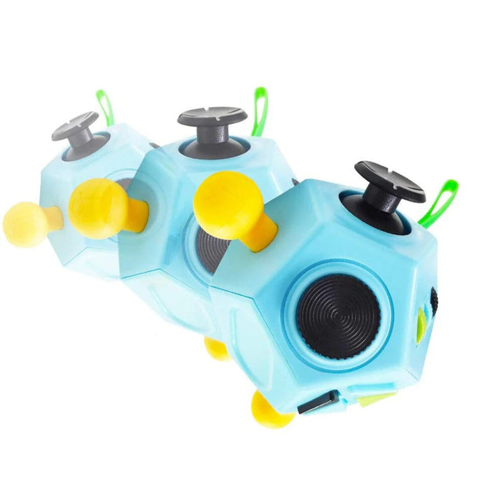 12-in-1 Fidget Sensory Cube - Stress Relief Toy